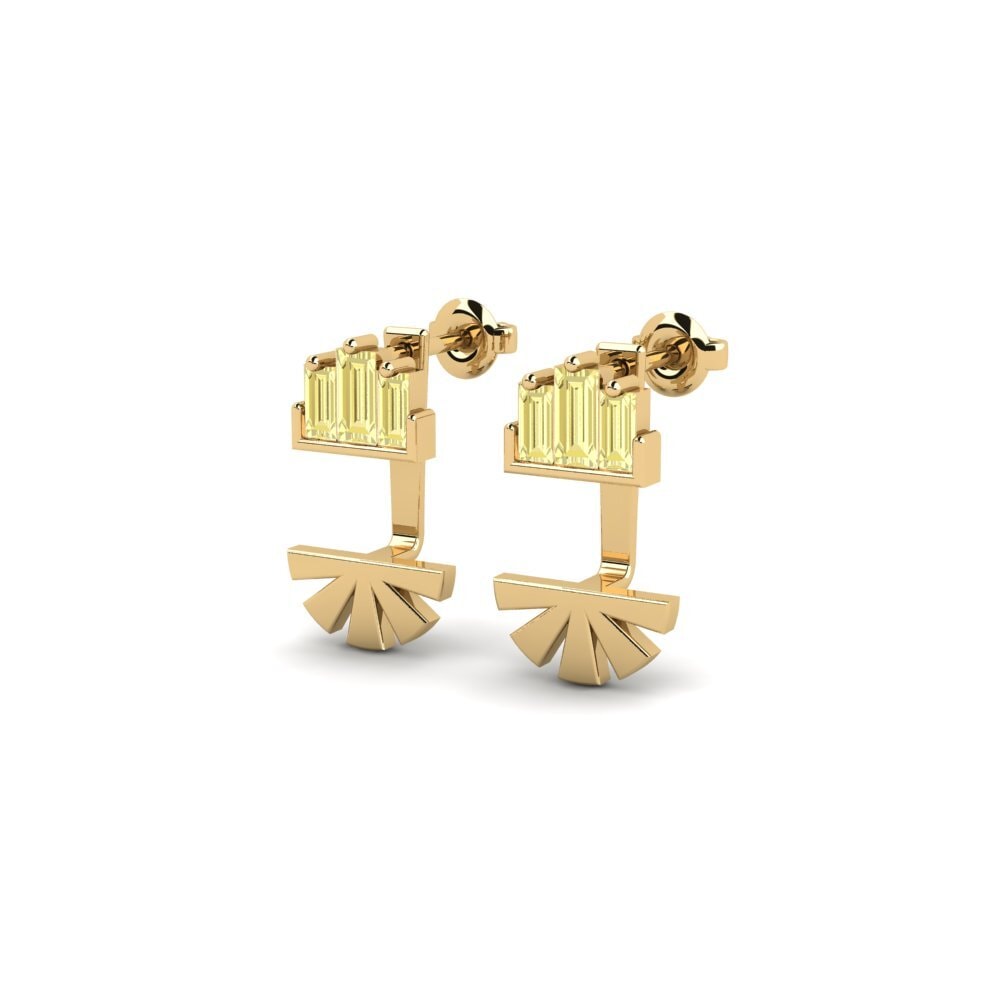 Yellow Sapphire Women's Earring Suhno