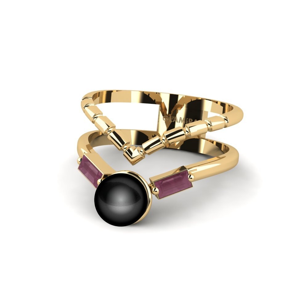 Granate Rhodolite Anillo Tanais