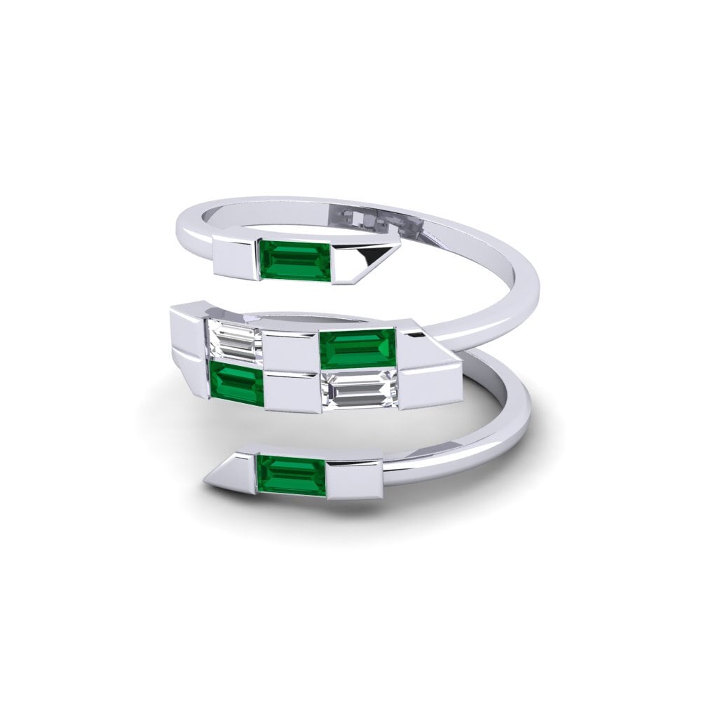 Zircônia Verde Anel Umgca