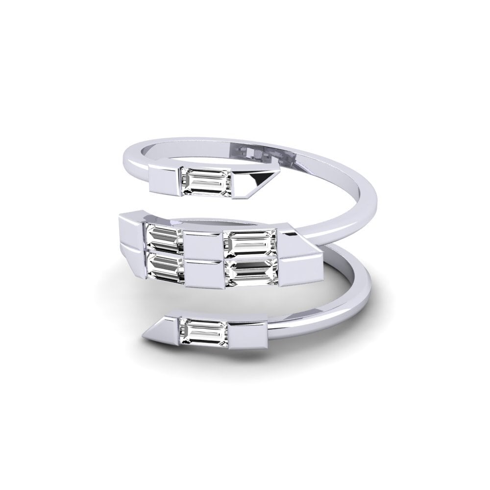 Moissanite Anel Umgca