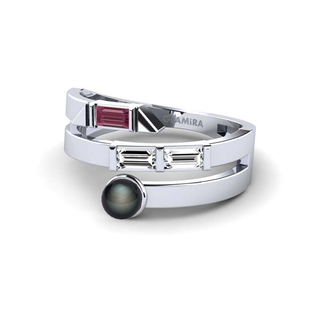Granate Rhodolite Anillo Christiancy