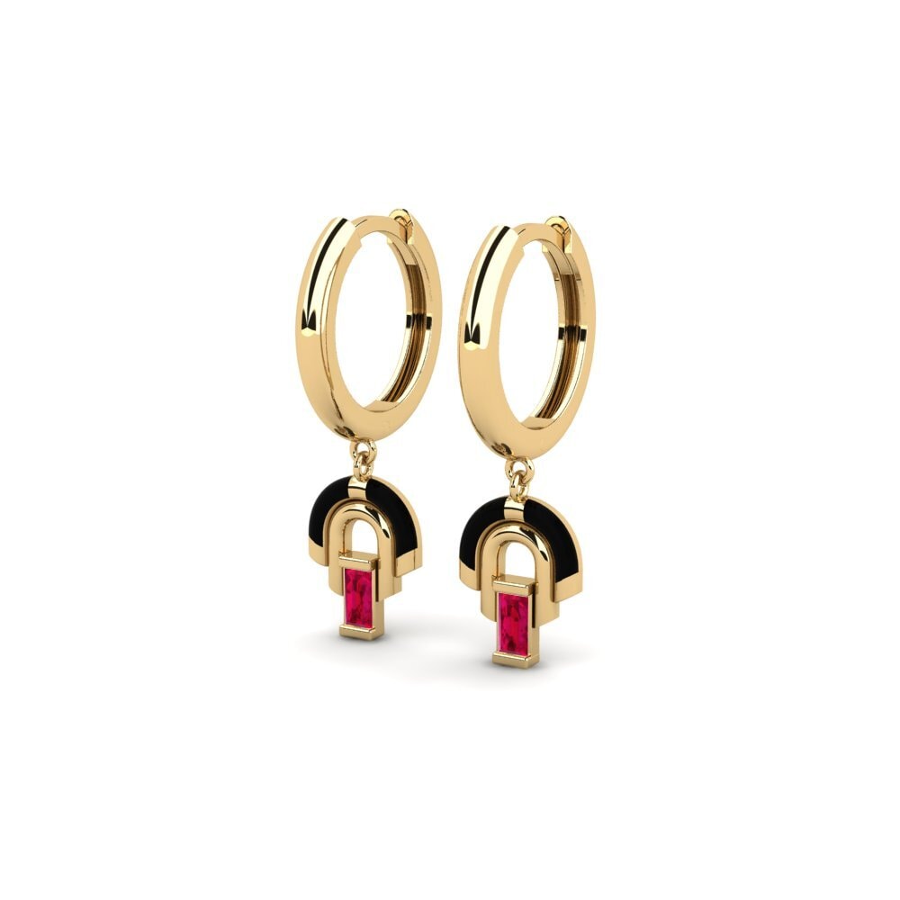 Ruby Women's Earring Gonnos