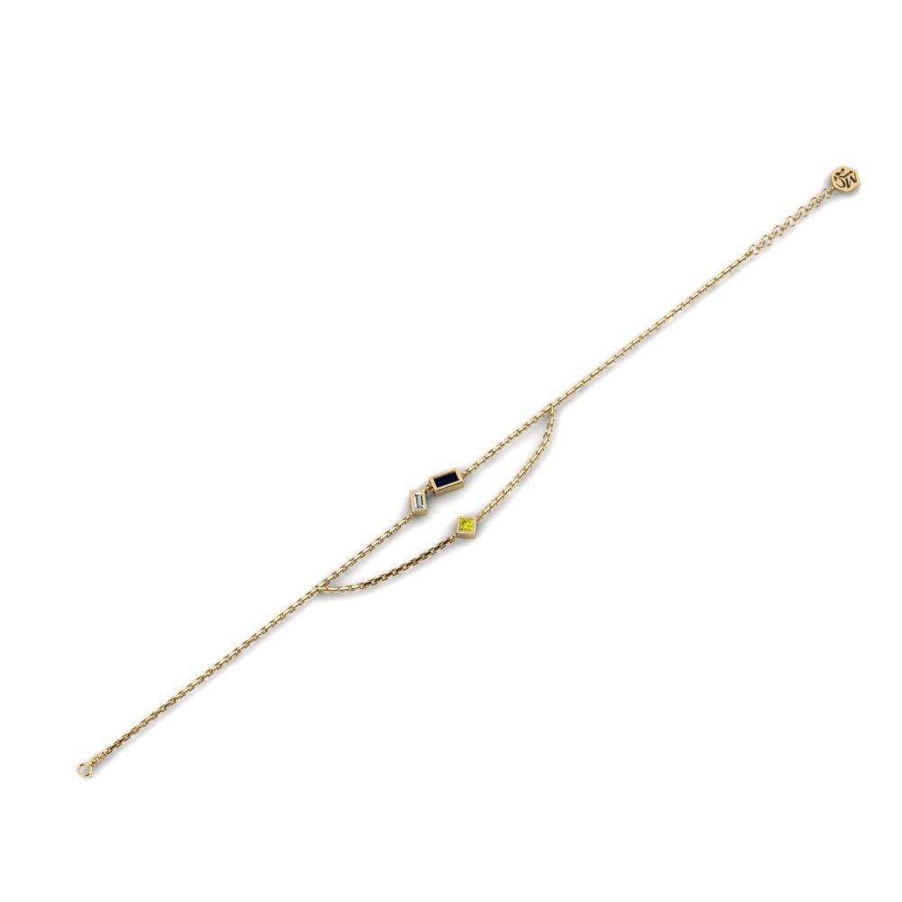 Diamante Amarillo Pulsera de Mujer Karasburg
