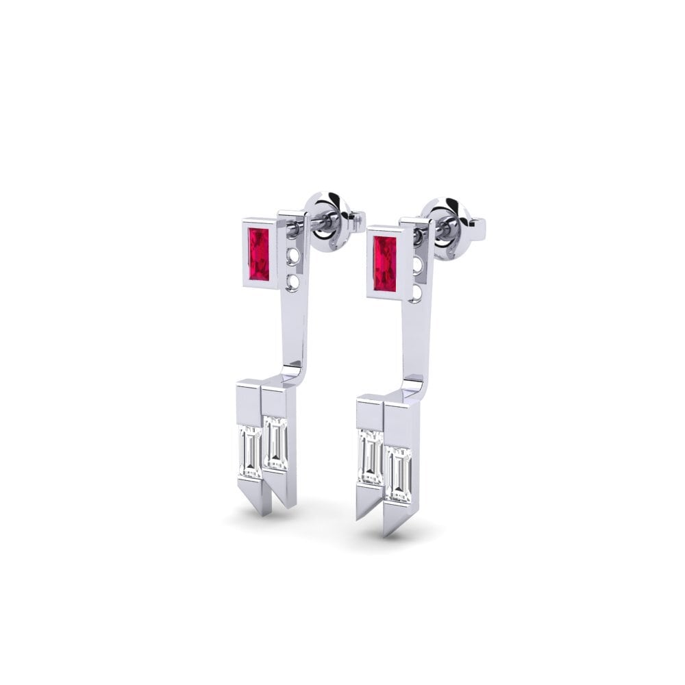 Ruby Women's Earring Linhas