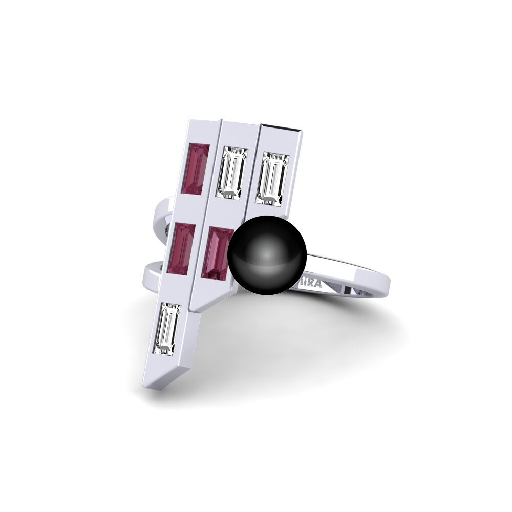 Granate Rhodolite Anillo Mitila
