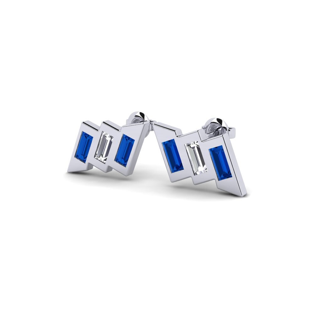 sapphire-zirconia Women's ต่างหู Jooned