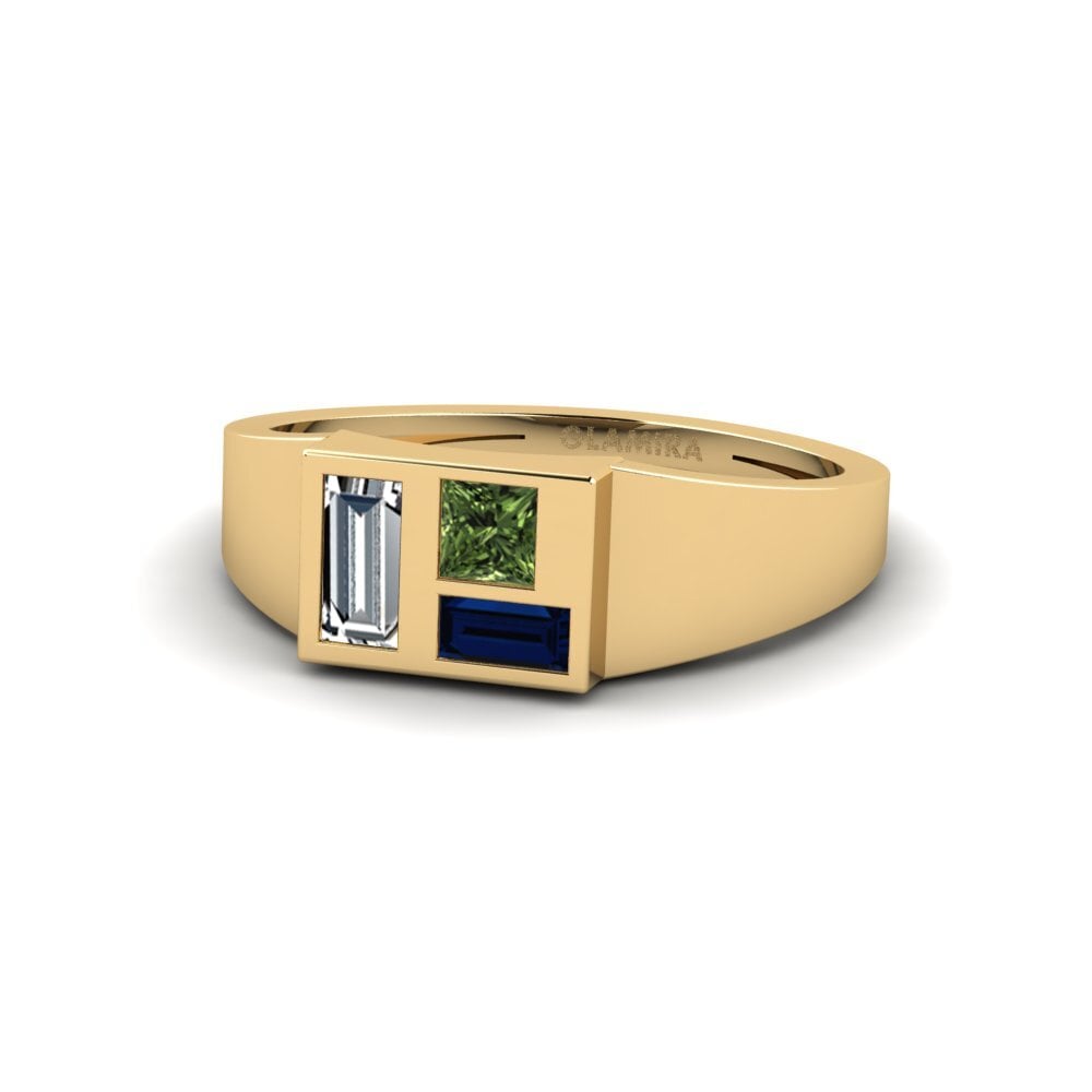 Green Sapphire Ring Tsumeb