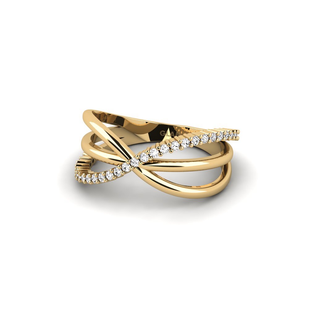 Moissanite Anel Apresentado