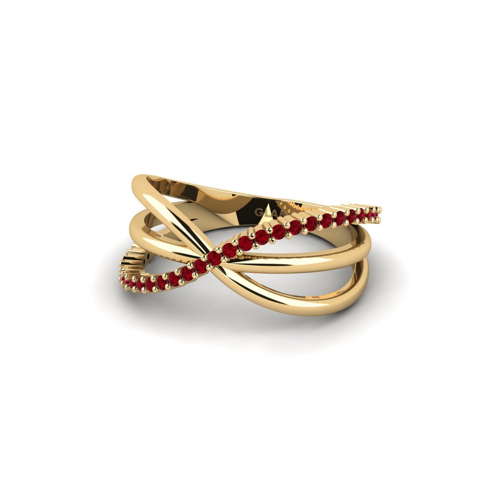 Circonita Roja Anillo Apresentado