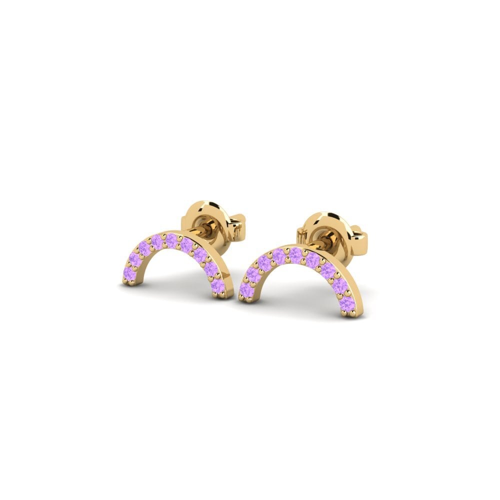 Amethyst Women's Earring Chayman