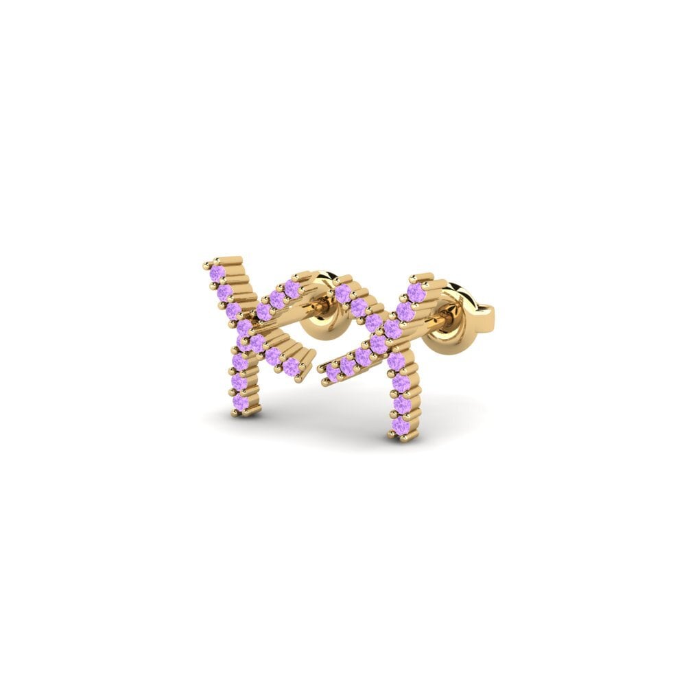 Amethyst Women's Earring Derlangt