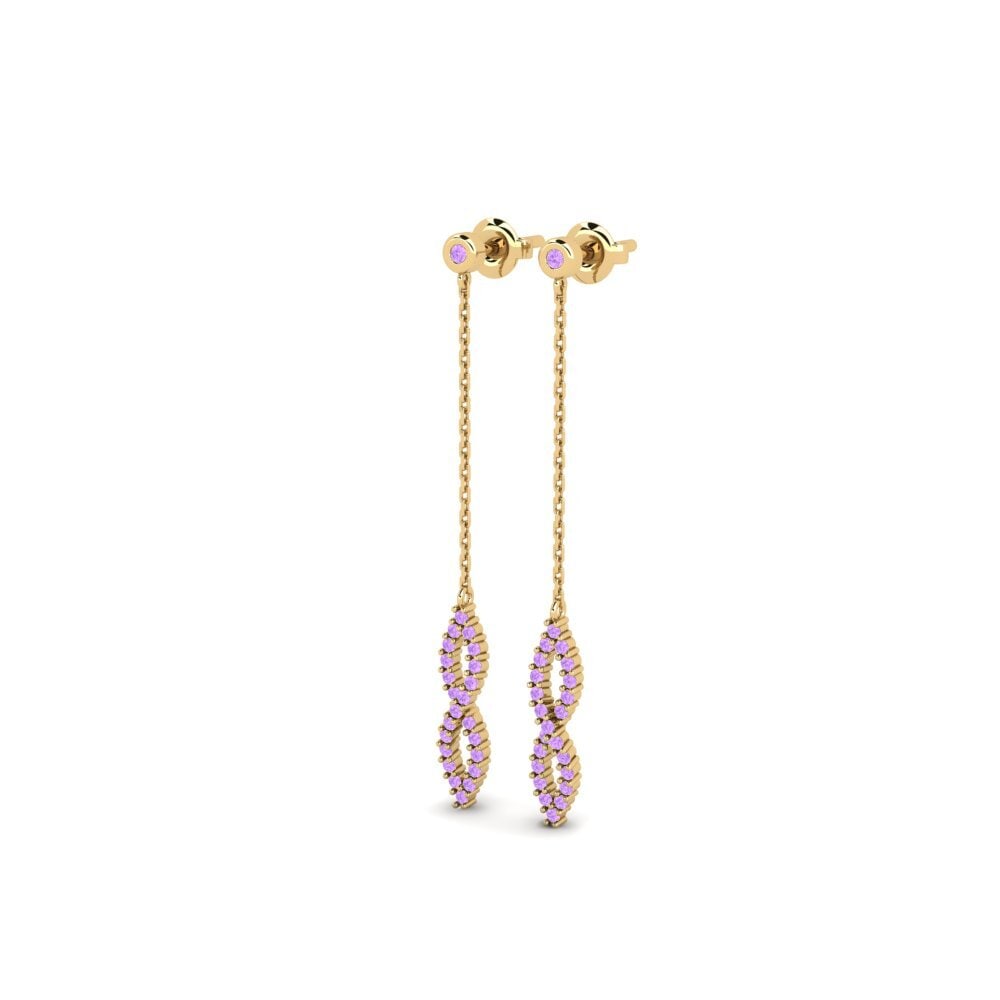 Amethyst Women's Earring Diwenehi