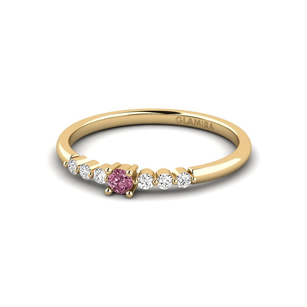 Rhodolite Garnet Engagement Ring Doel