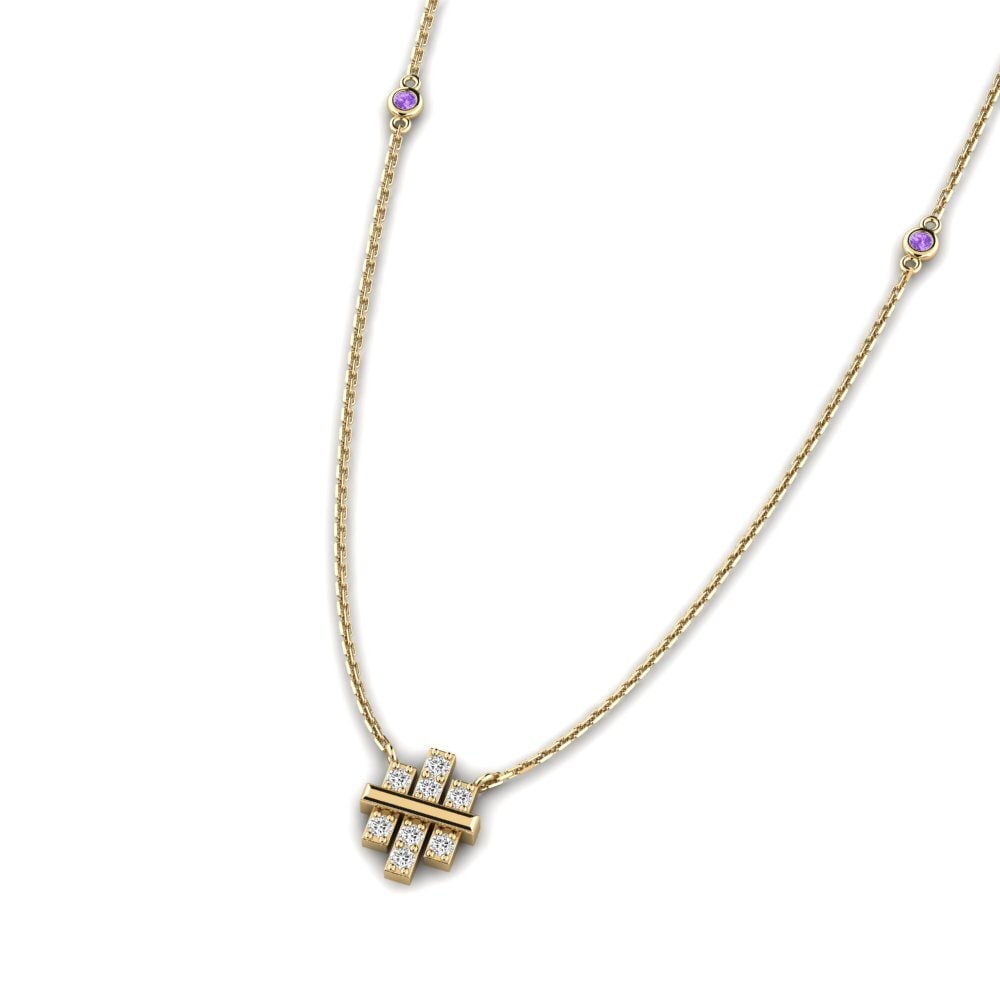 Amethyst Women's Necklace Earste