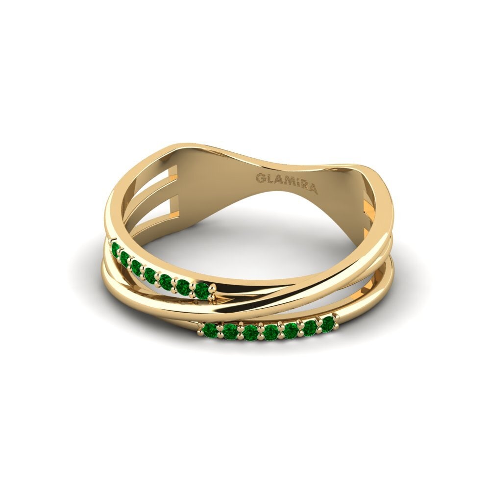 Zircônia Verde Anel Ferskil