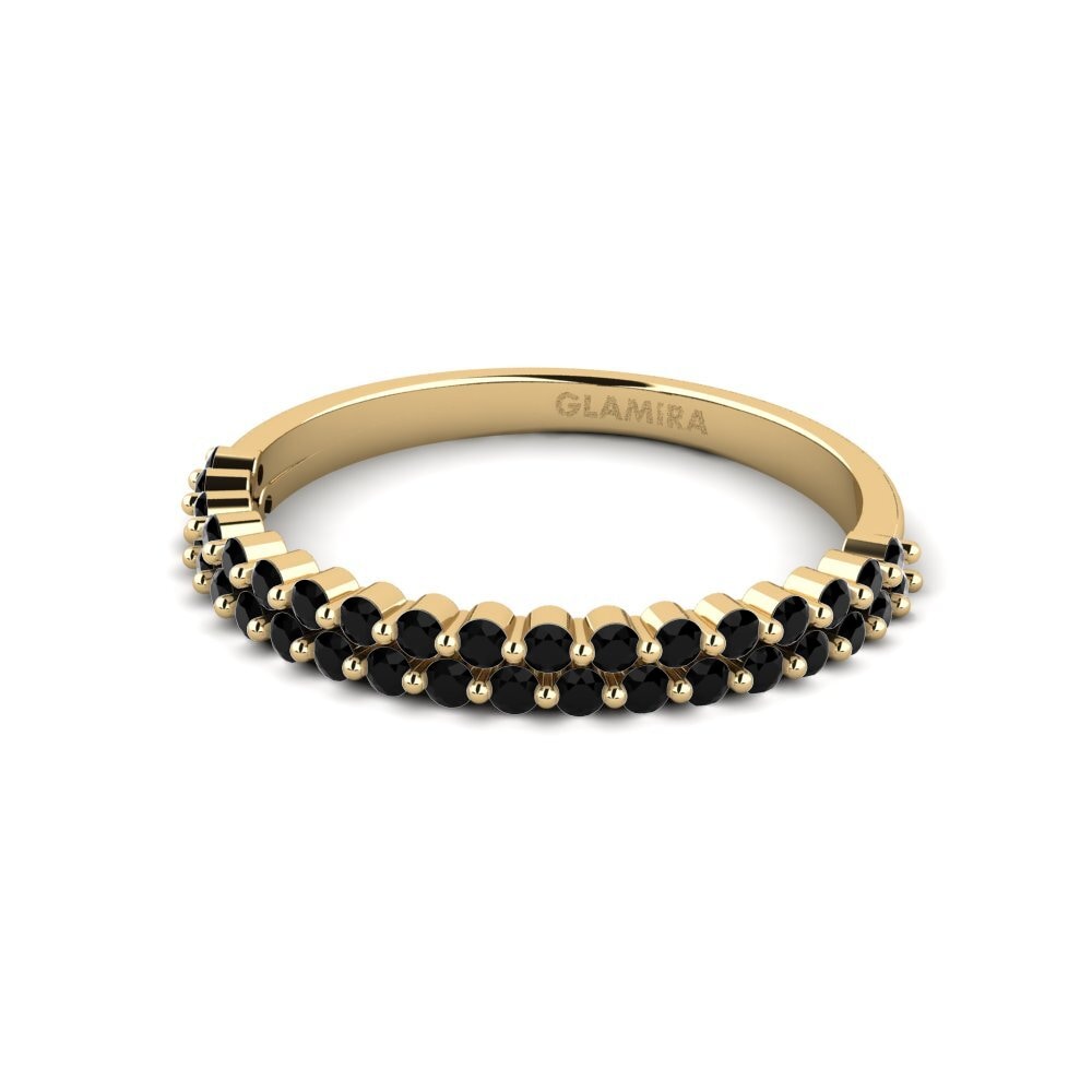 Zafiro negro Anillo Fionnuar