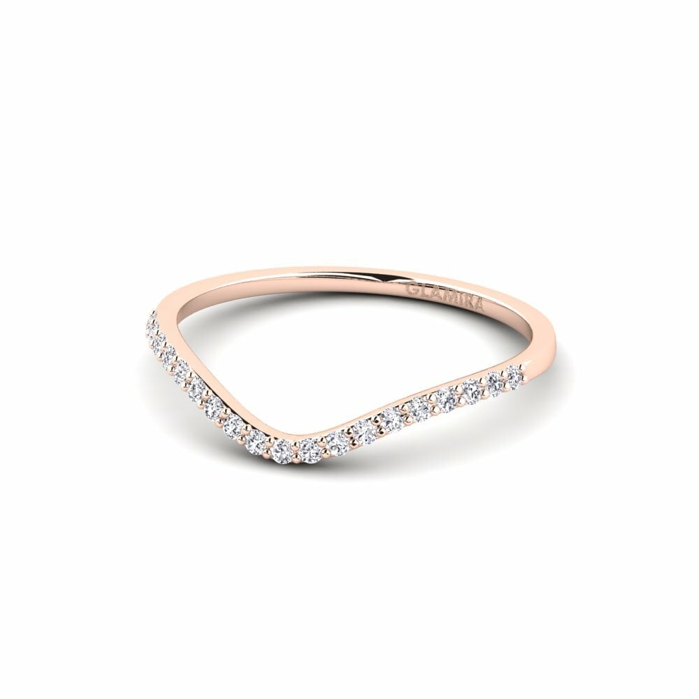 14k Rose Gold Ring Fortela