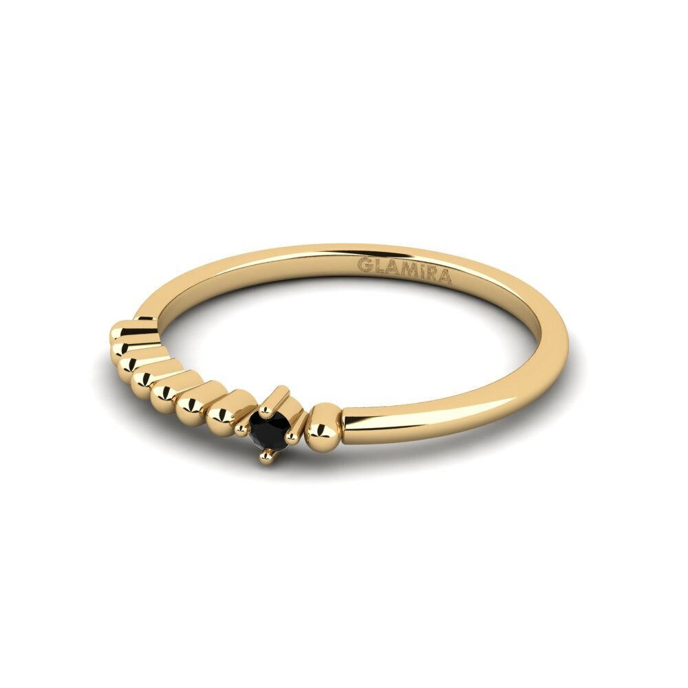 Black Onyx Stackable Ring Helburua