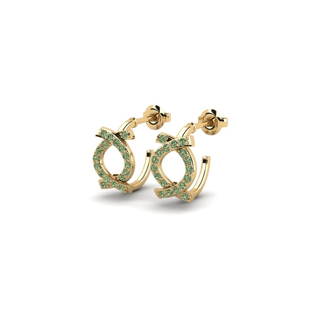 Green Diamond Women's Earring Ilu