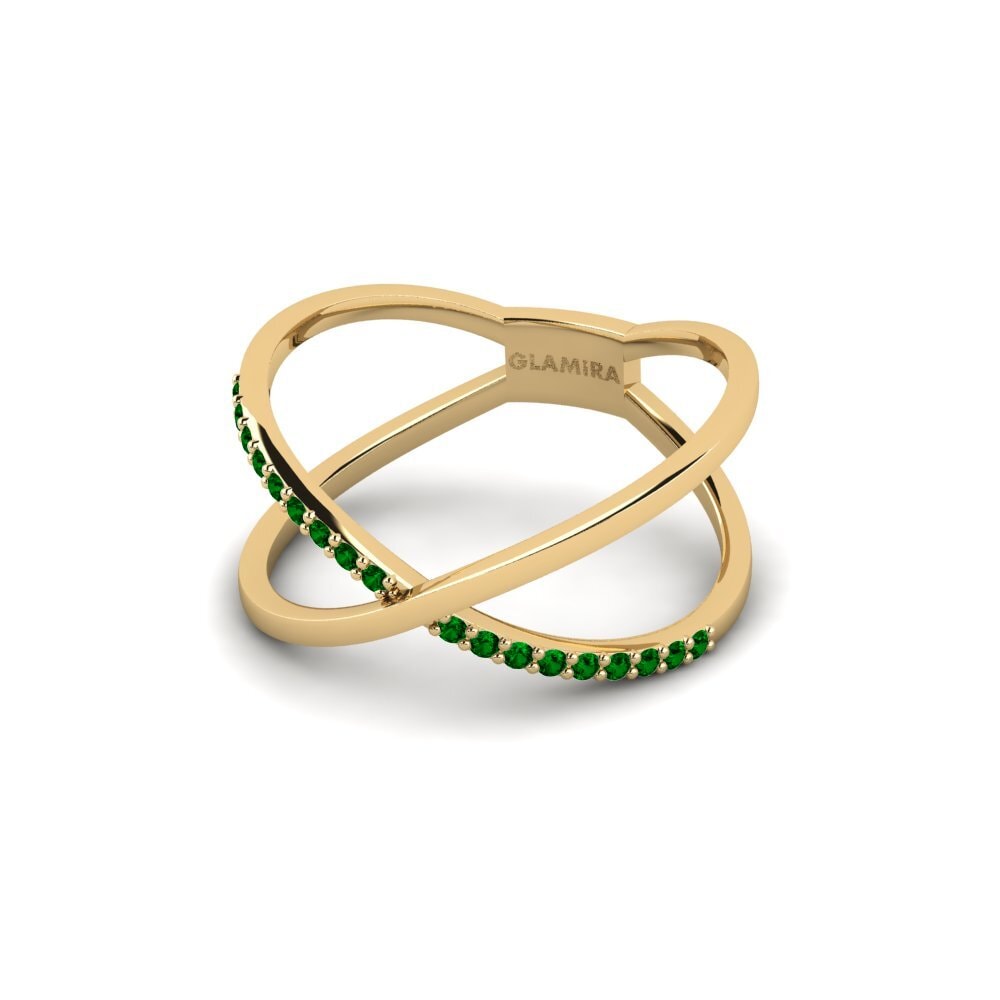 Zircônia Verde Anel Joavy