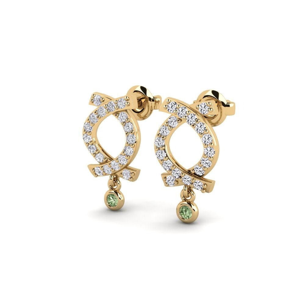 Green Diamond Women's Earring Kaendahan