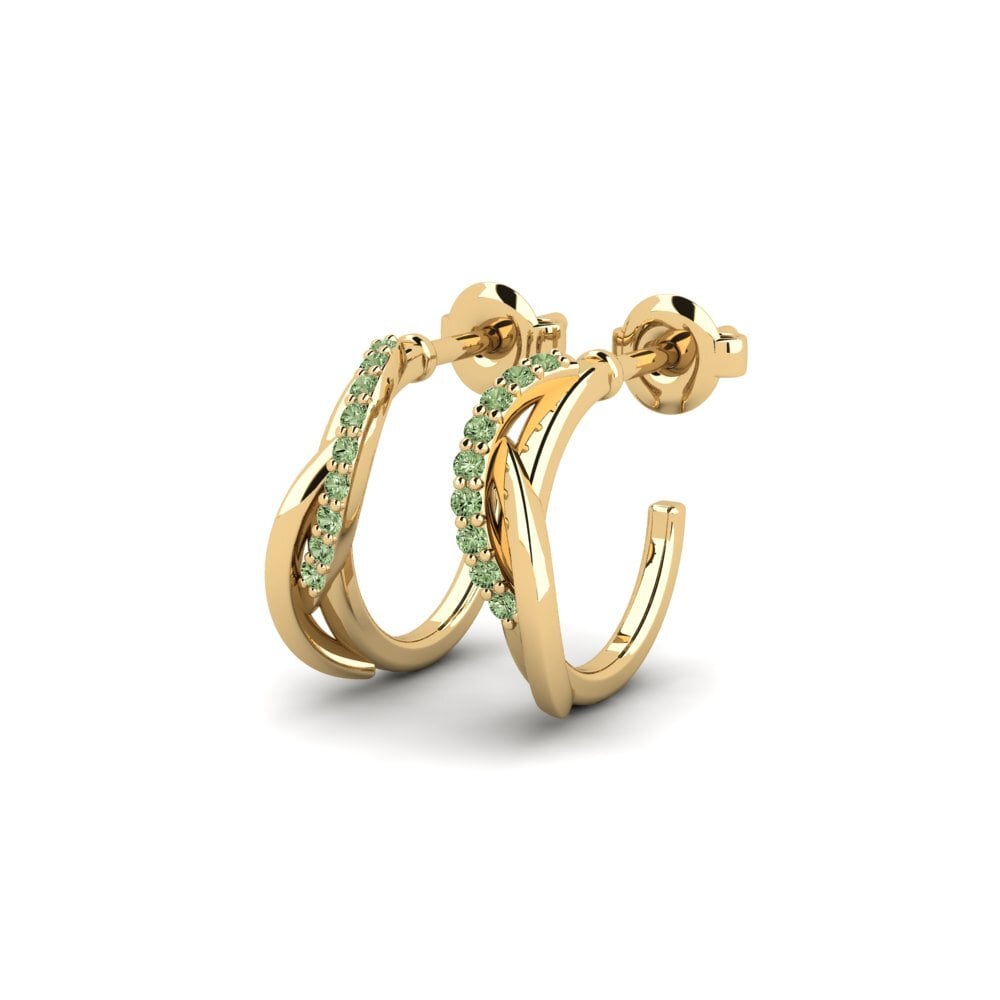 Diamante Verde Pendiente de mujer Katahom
