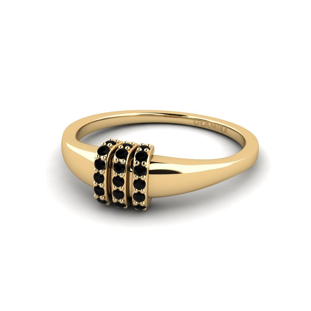 Zafiro negro Anillo Kepada