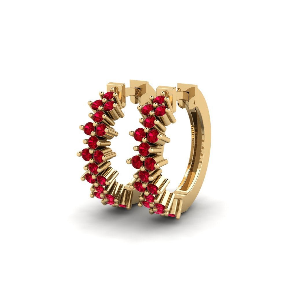 Circonita Roja Pendiente de mujer Koel