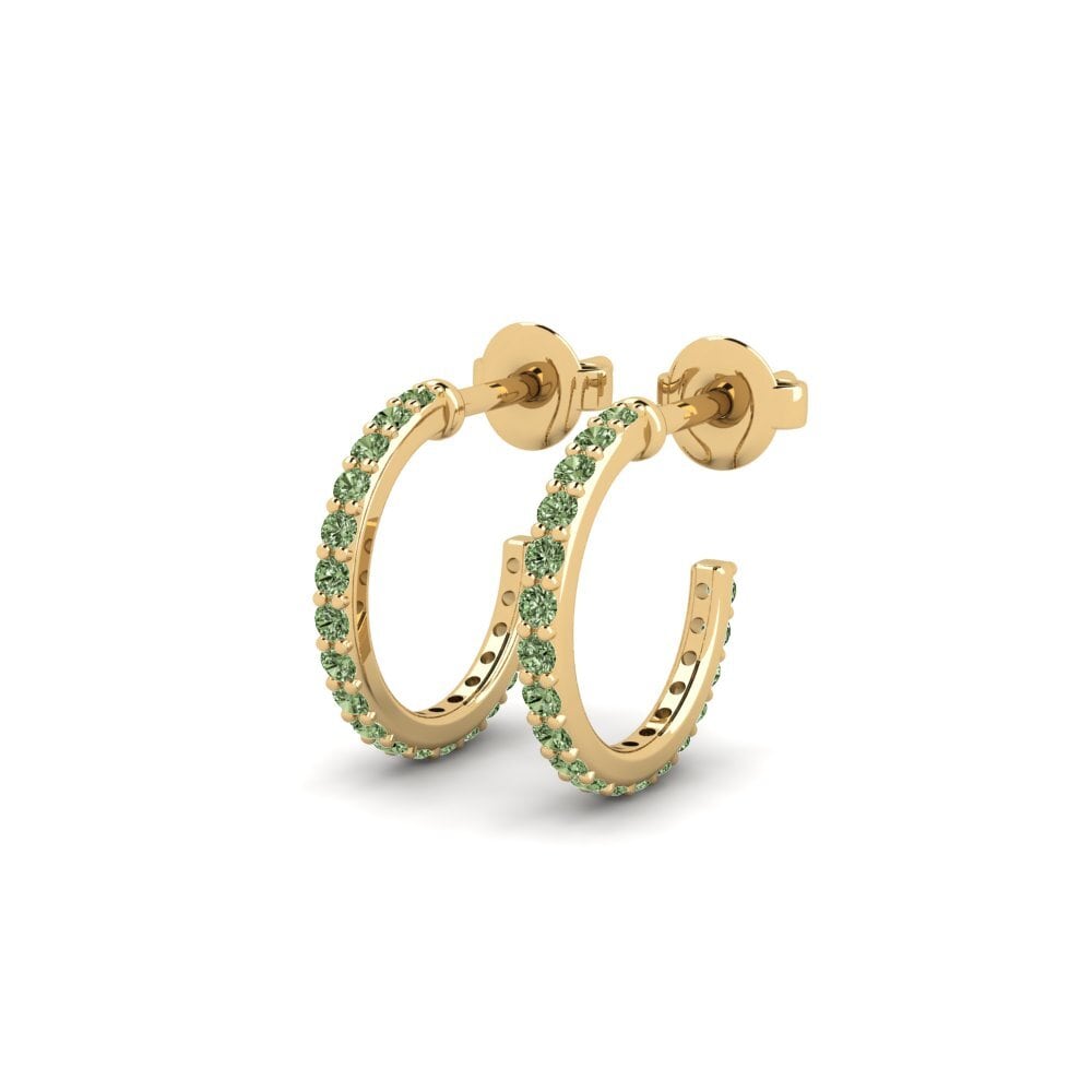 Green Diamond Women's Earring Kohtaan