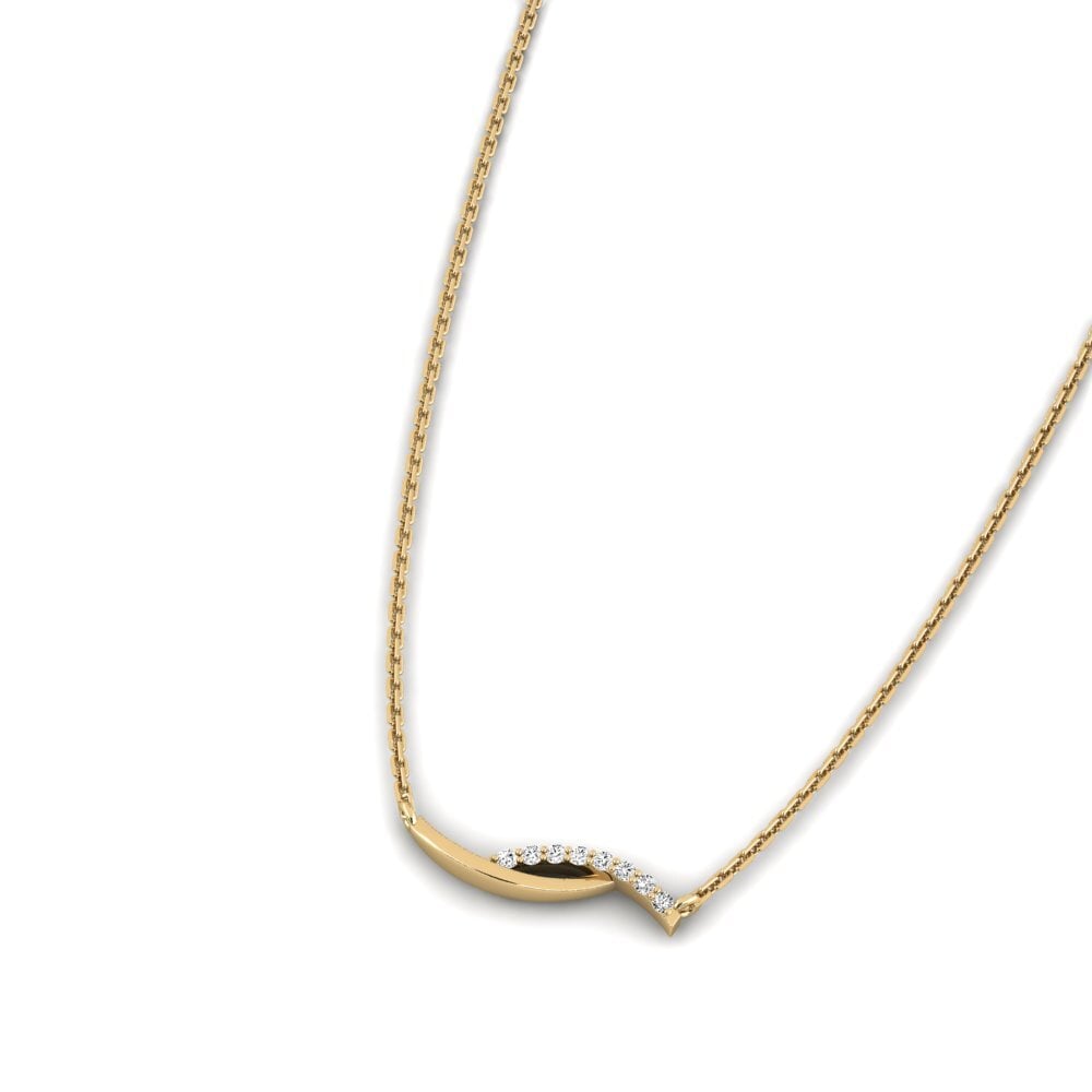Moissanita Collar de Mujer Kusiyana