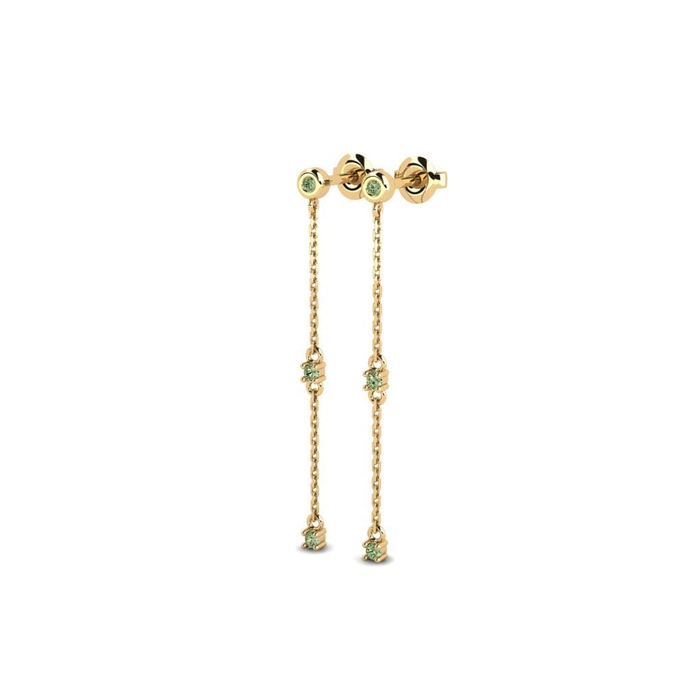 Diamante Verde Pendiente de mujer Panggeg