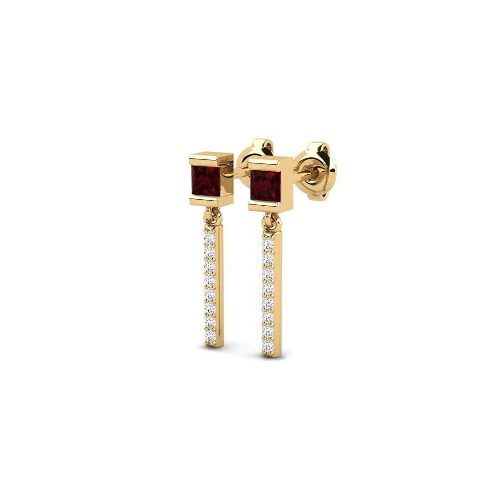 Garnet Women's Earring Panjang
