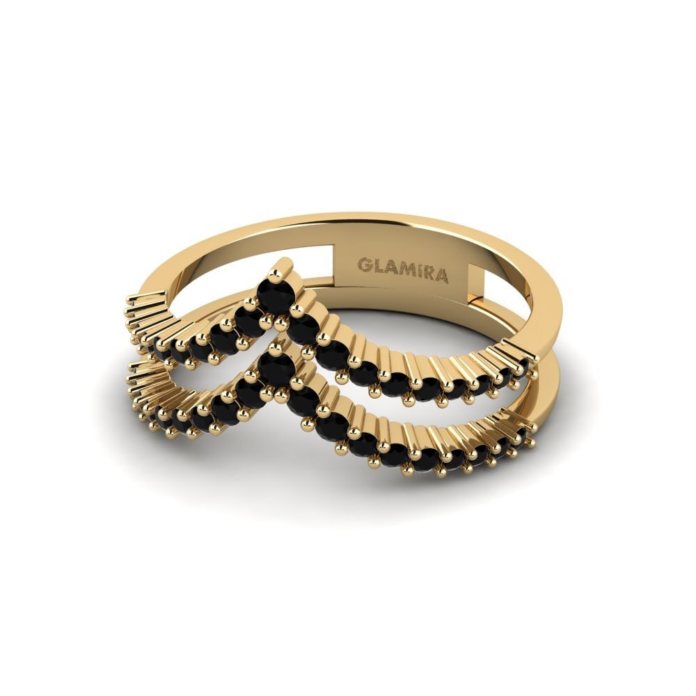 Zafiro negro Anillo Phisirku