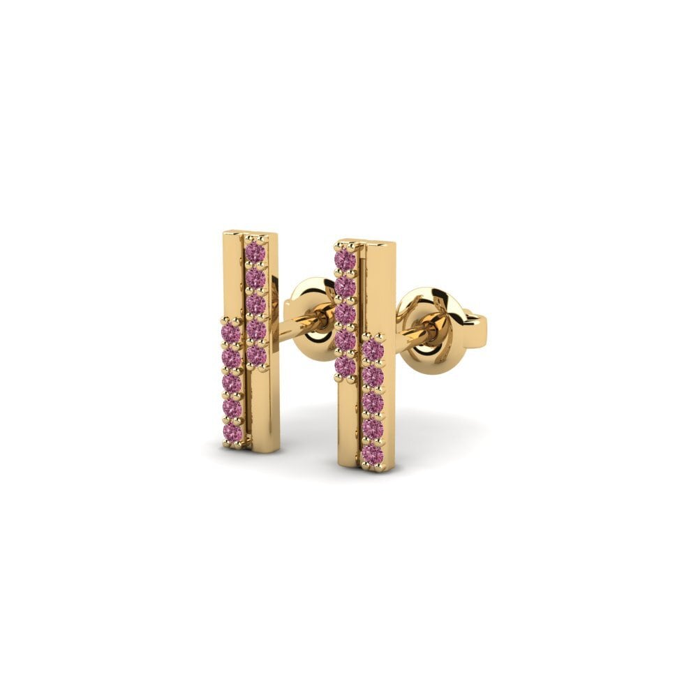 โรโดไลท์ Women's ต่างหู Pisanan
