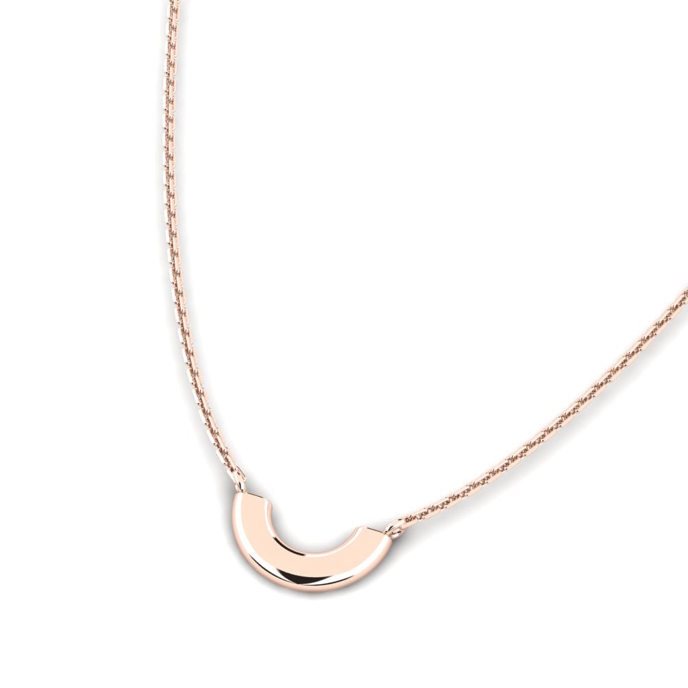 14k Oro Rosa Collar Sauki