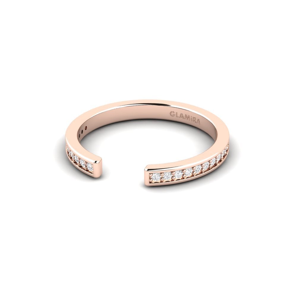 14k Oro Rosa Anillo Scotch