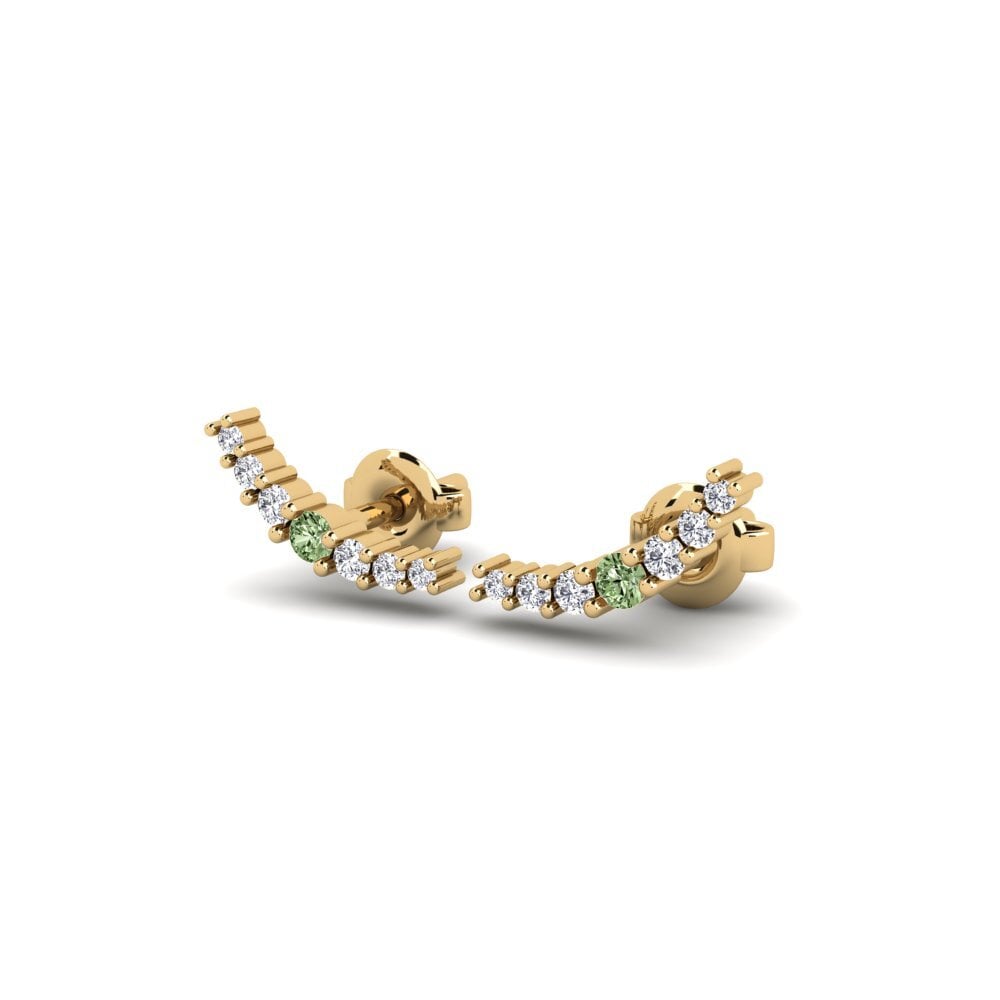 Diamante Verde Pendiente de mujer Sigte