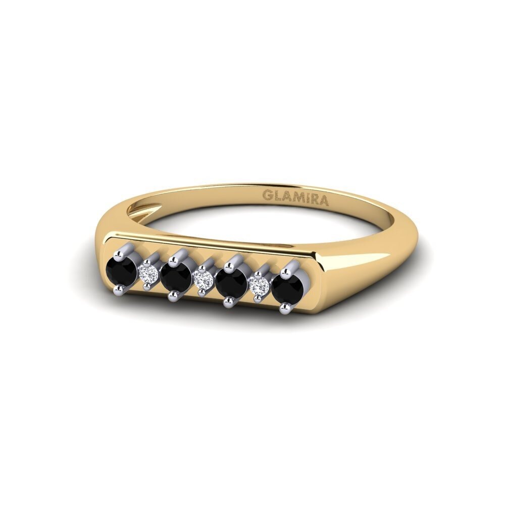 Zafiro negro Anillo Skuiling