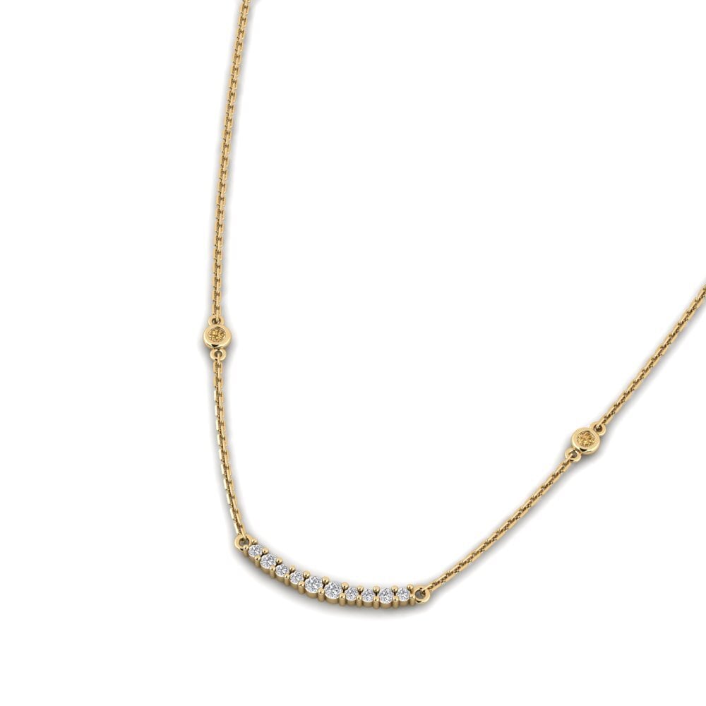 Brown Diamond Women's Necklace Stefna