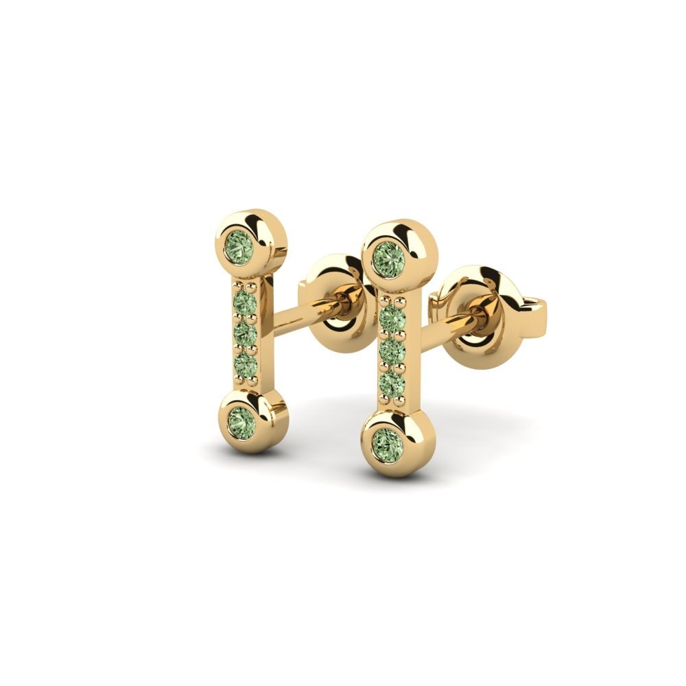 Diamante Verde Pendiente de mujer Zvangu