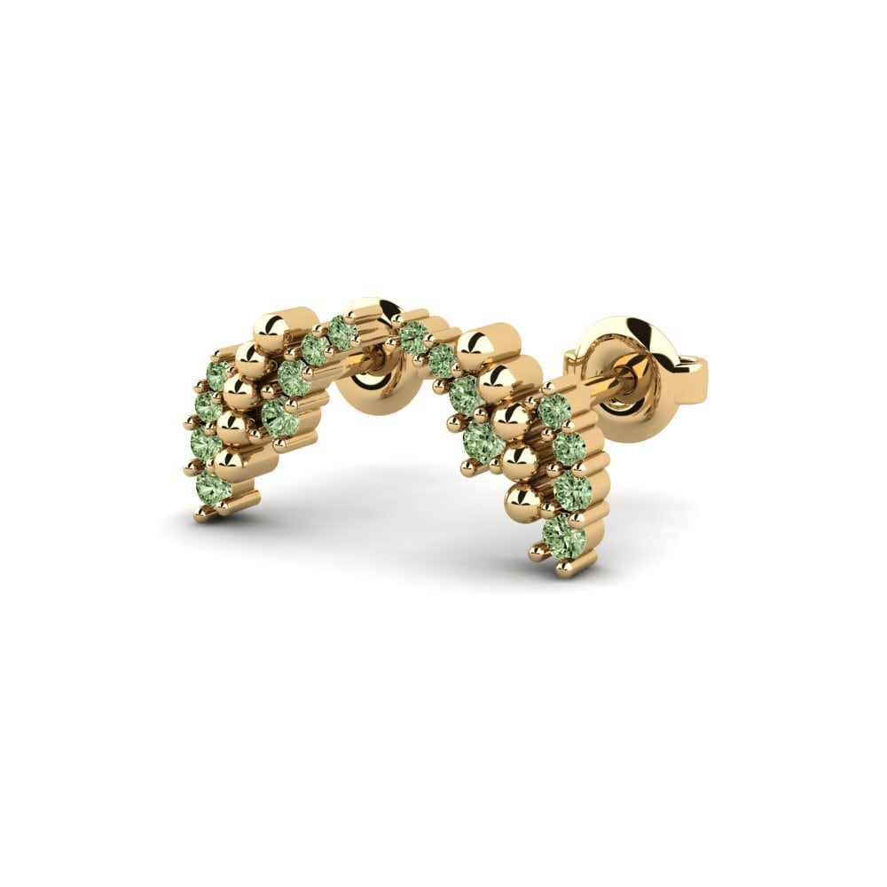 Diamante Verde Pendiente de mujer Zwischen