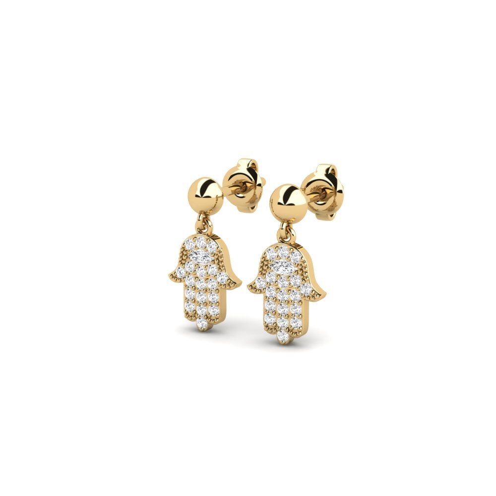 White sapphire Women's Earring Kiani