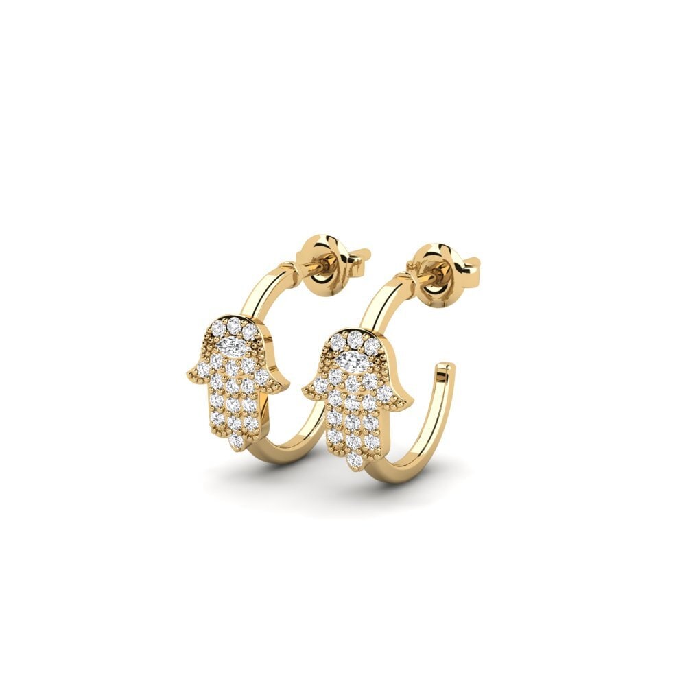 White sapphire Women's Earring Penka