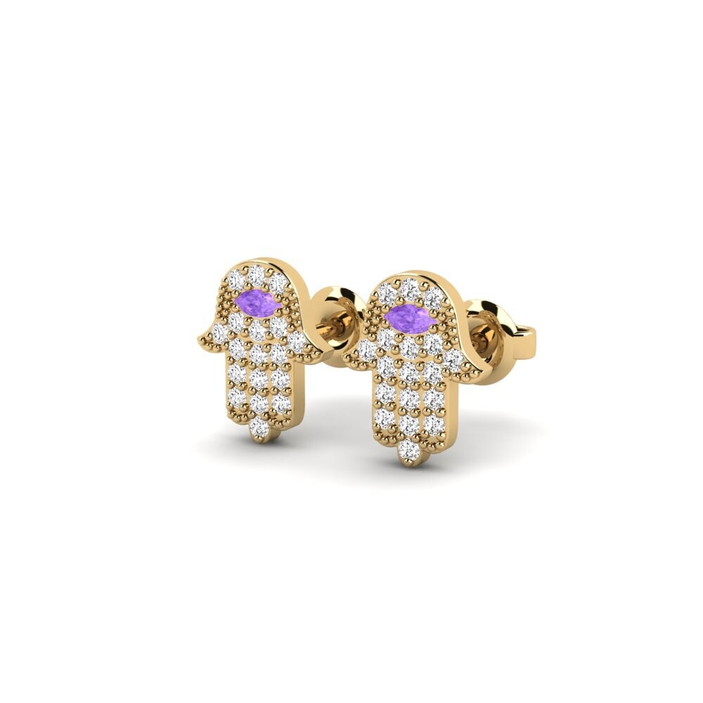 Amethyst Women's Earring Sciqa
