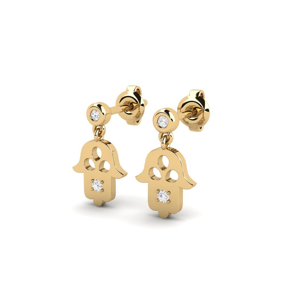 White sapphire Women's Earring Siwnie