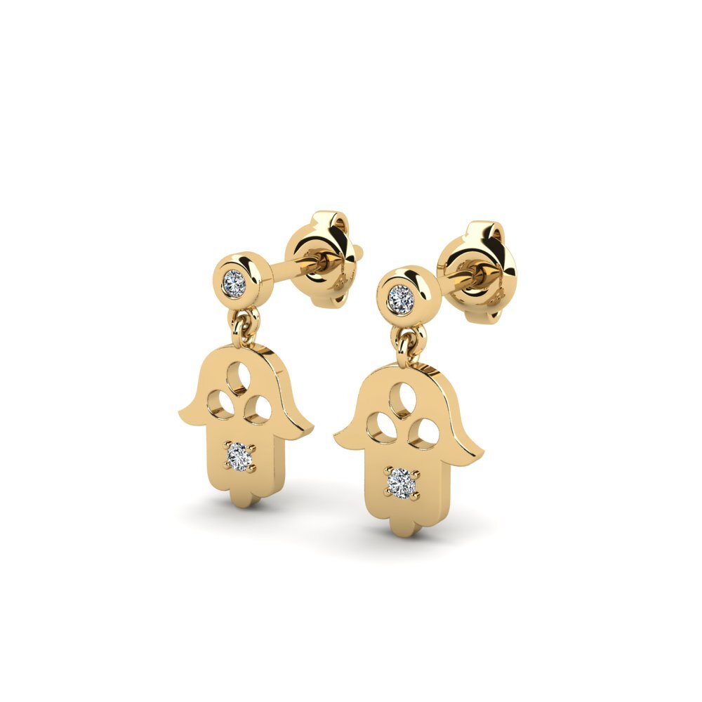 Zircone Boucle d'oreille femme Siwnie