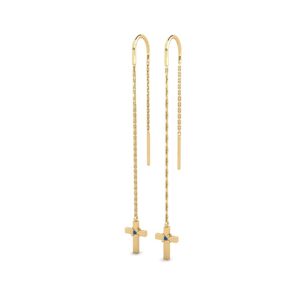 sapphire-zirconia Women's ต่างหู Anobella