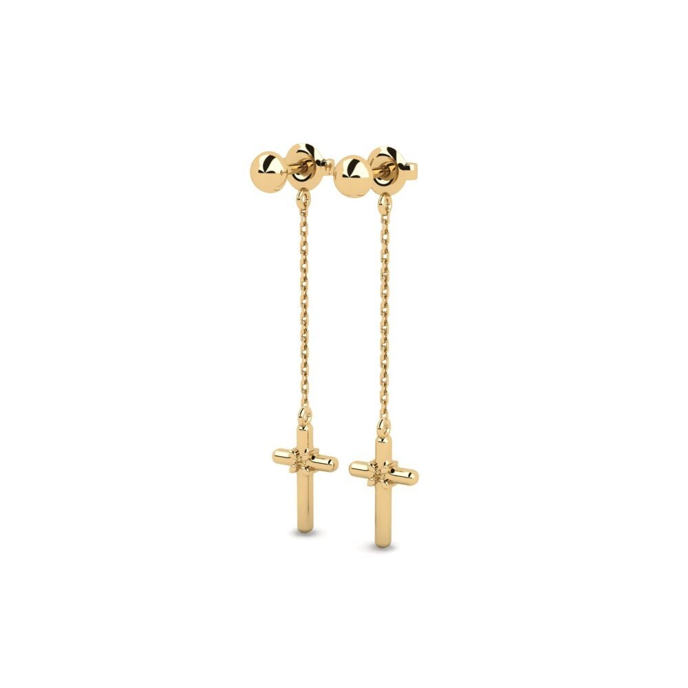 Diamante Marrón Pendiente de mujer Athenses