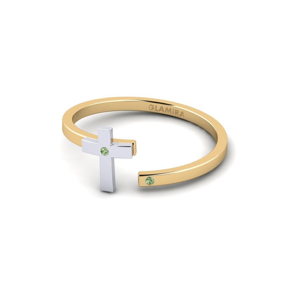 Diamante Verde Anel Cleirys