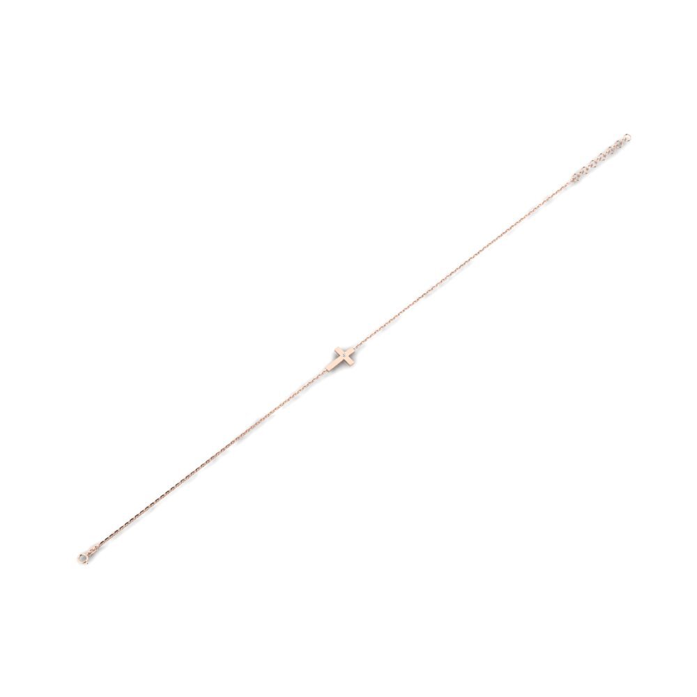 14k Oro Rosa Pulsera de Mujer Gunive